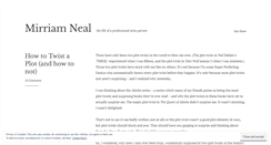Desktop Screenshot of mirriamneal.com